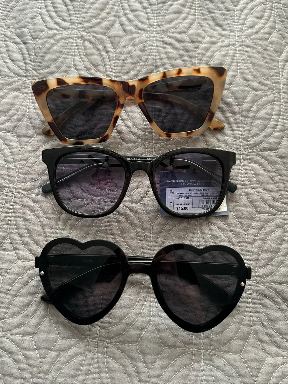 Bundle of 3 New Pairs of Women’s Sunglasses